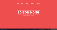 Desktop Screenshot of edisonhong.com