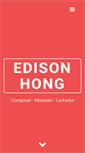 Mobile Screenshot of edisonhong.com
